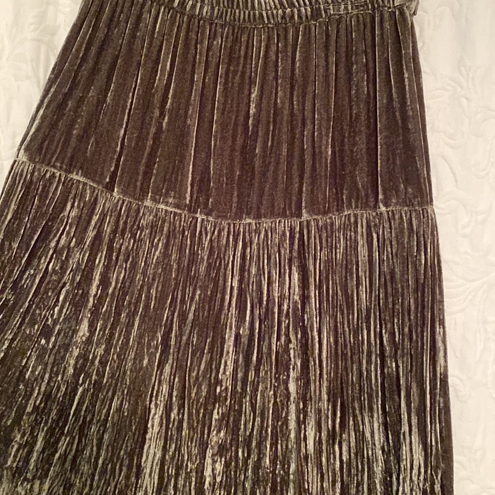 NWT Double D Ranch Water Carrier Silk/Velvet Skirt Bohemian Boho Western - Picture 5 of 12